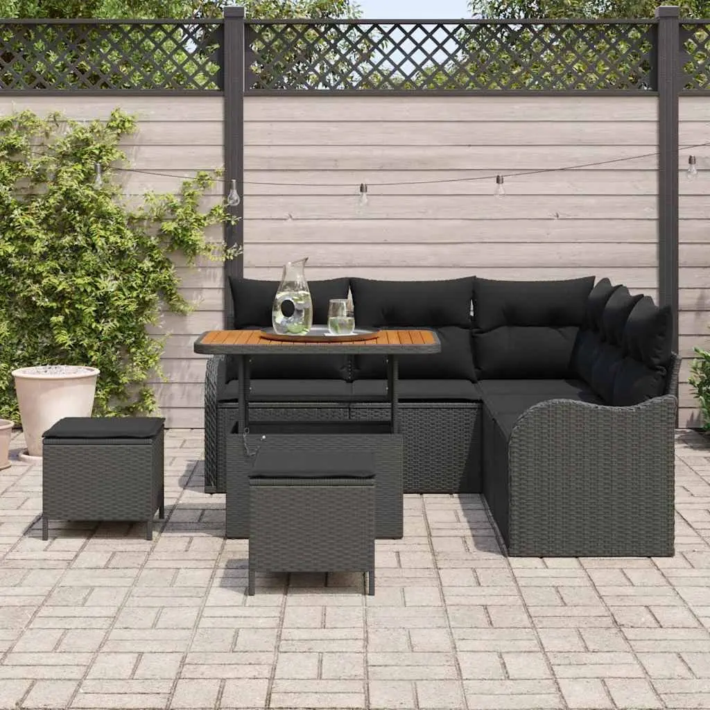 8-Piece Garden Sofa Set with Storage