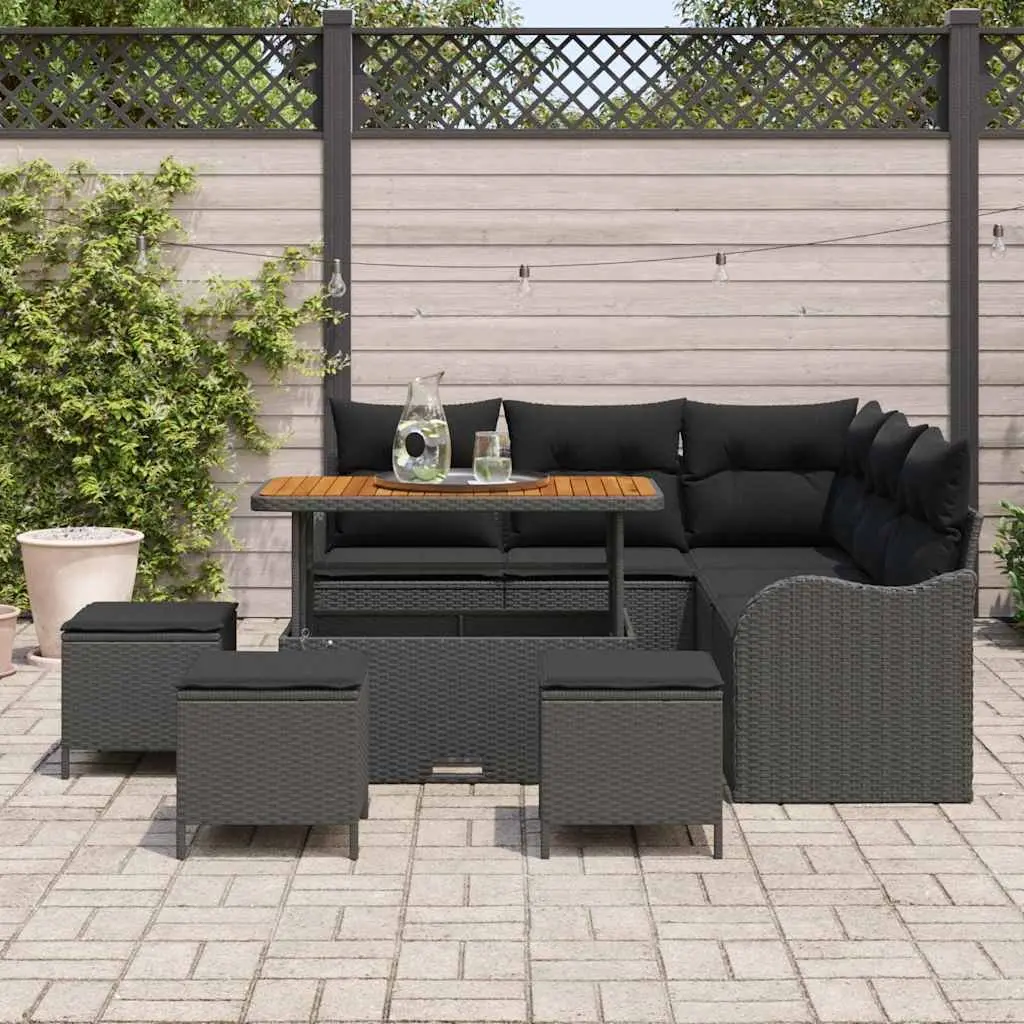 9-Piece Modular Garden Sofa Set