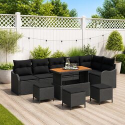 Specifications of 10-Piece Outdoor Garden Sofa Set
