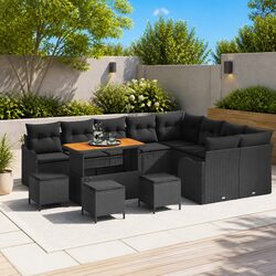 Detailed Specs: 13-Piece Modular Garden Sofa Set