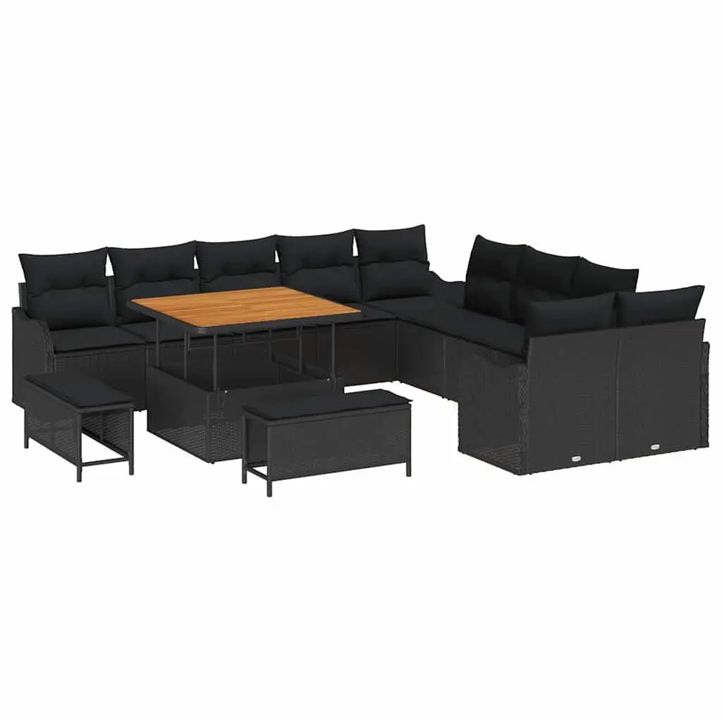13-Piece Garden Sofa Set with Storage