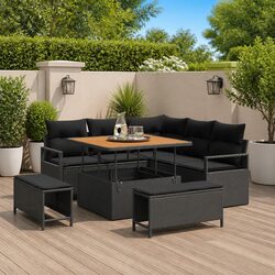 8-Piece Outdoor Sofa Set Specifications and Features