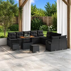 Specifications of 13-Piece Outdoor Sofa Set - Black