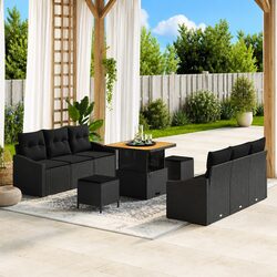 Detailed Specifications of 9-Piece Outdoor Garden Sofa Set