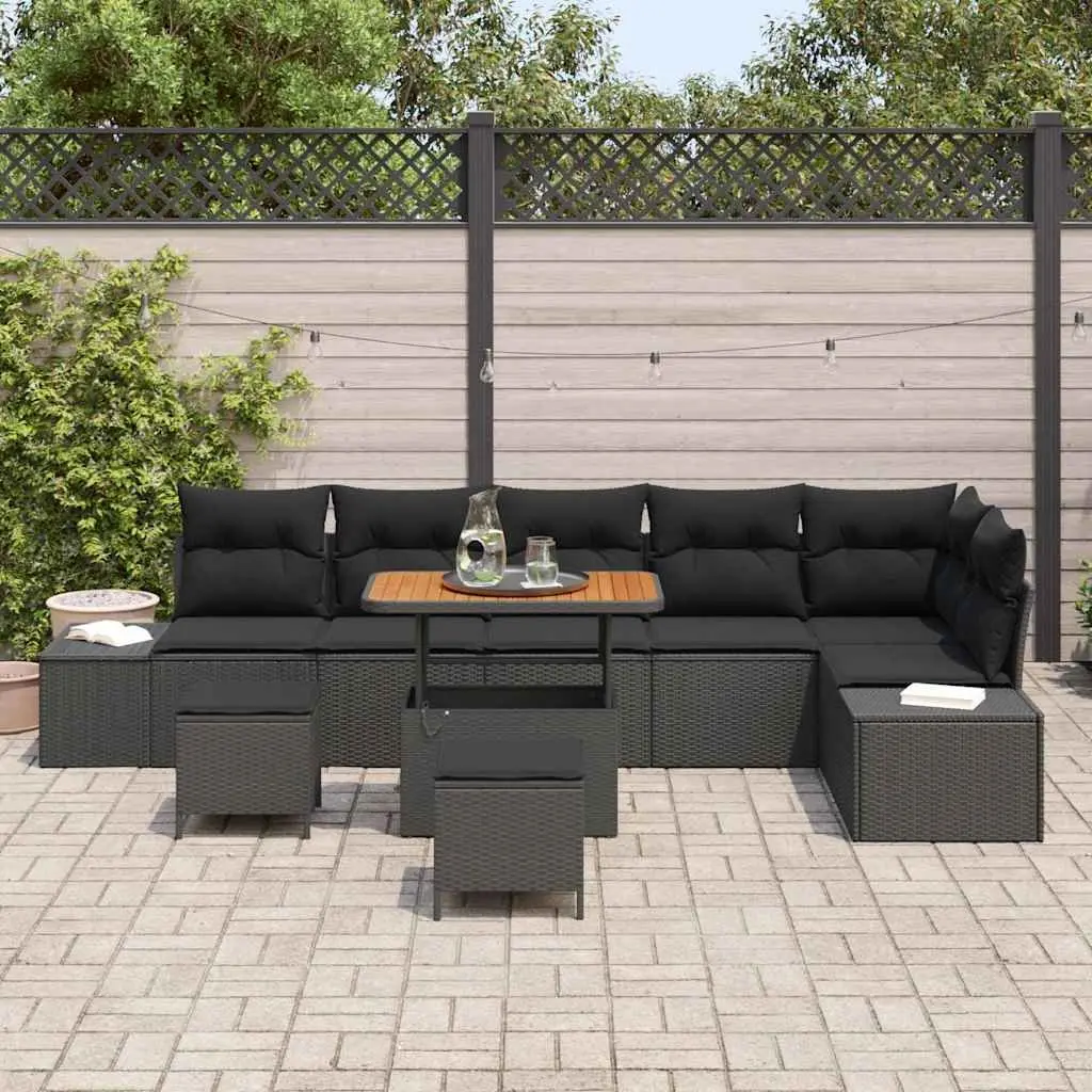 9-Piece Modular Garden Sofa Set