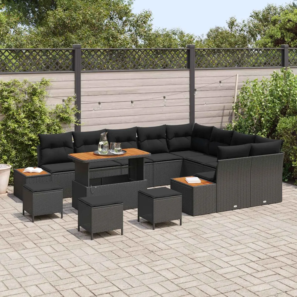 13pc Modular Garden Sofa Set