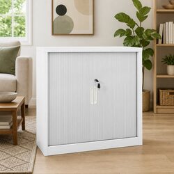 Sliding Door Cabinet Specifications: 90x40x90cm, Steel