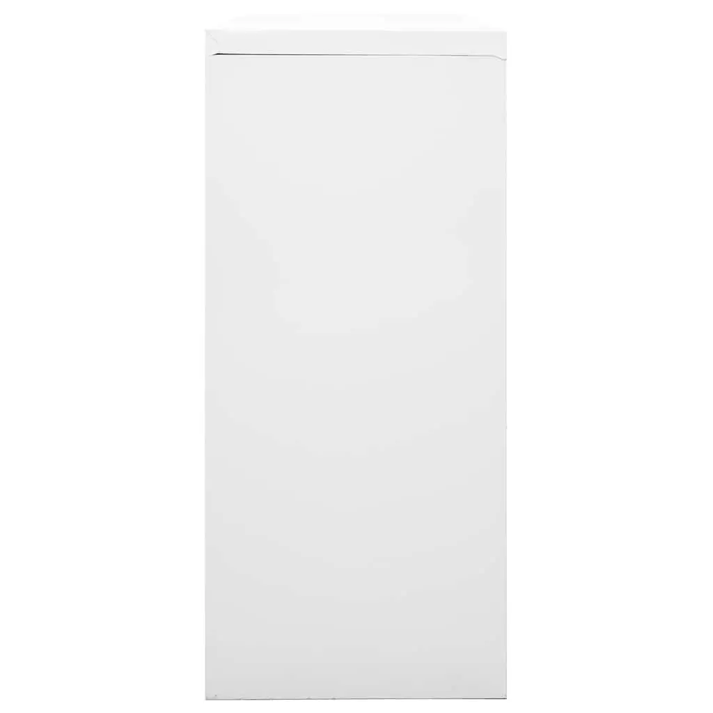 Sliding Door Storage Cabinet Grey Steel Shelves Lockers Organizer 90x40x90cm