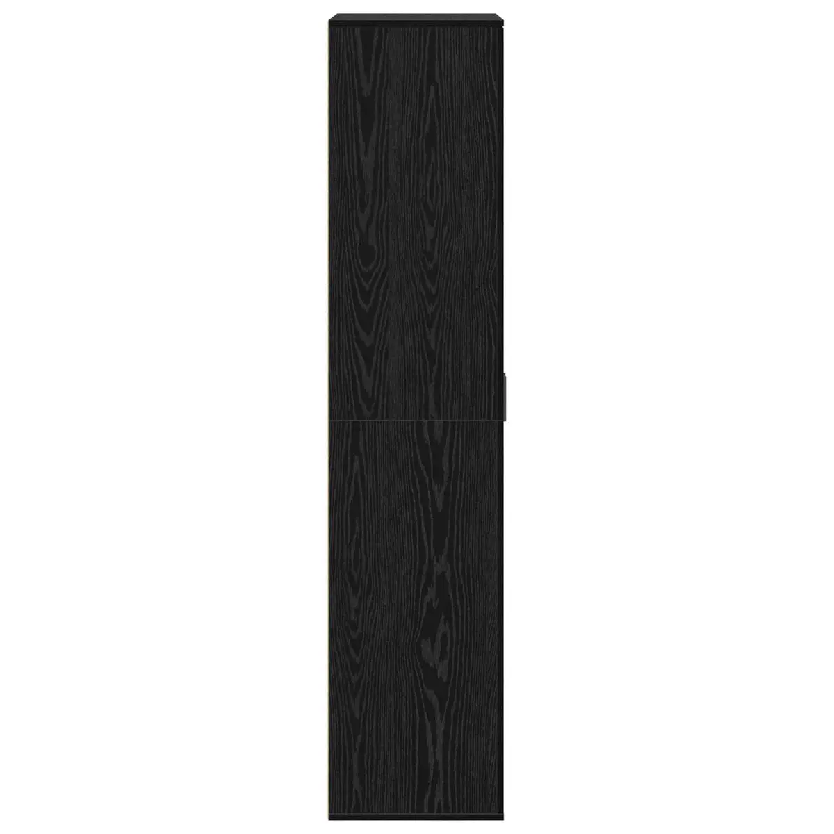 Highboard Storage Cabinet for Living Room Black Oak 80 x 39 x 178 cm