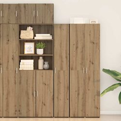 Brown Highboard Storage Cabinet - Specs and Details