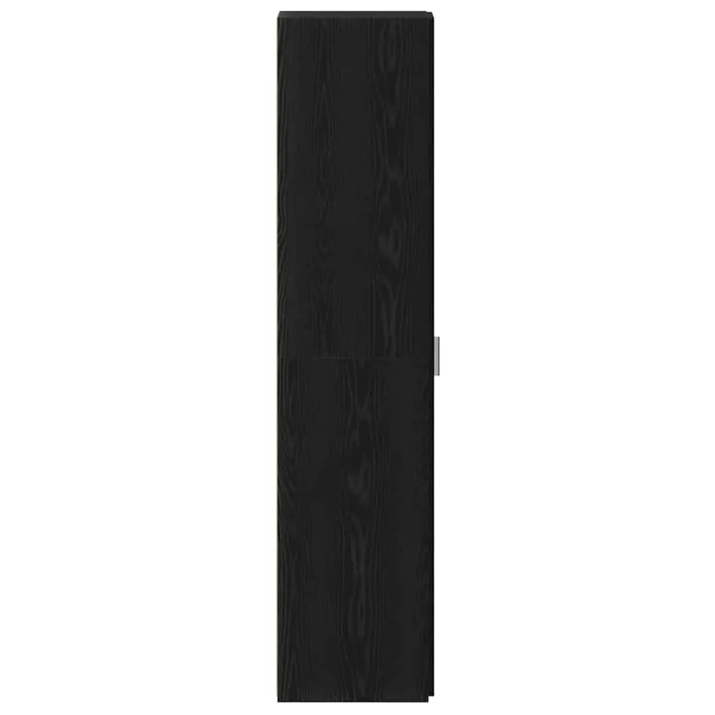 Highboard Black Oak Storage Cabinet Living Room Bedroom 30 W x 42.5 D x 185 H cm