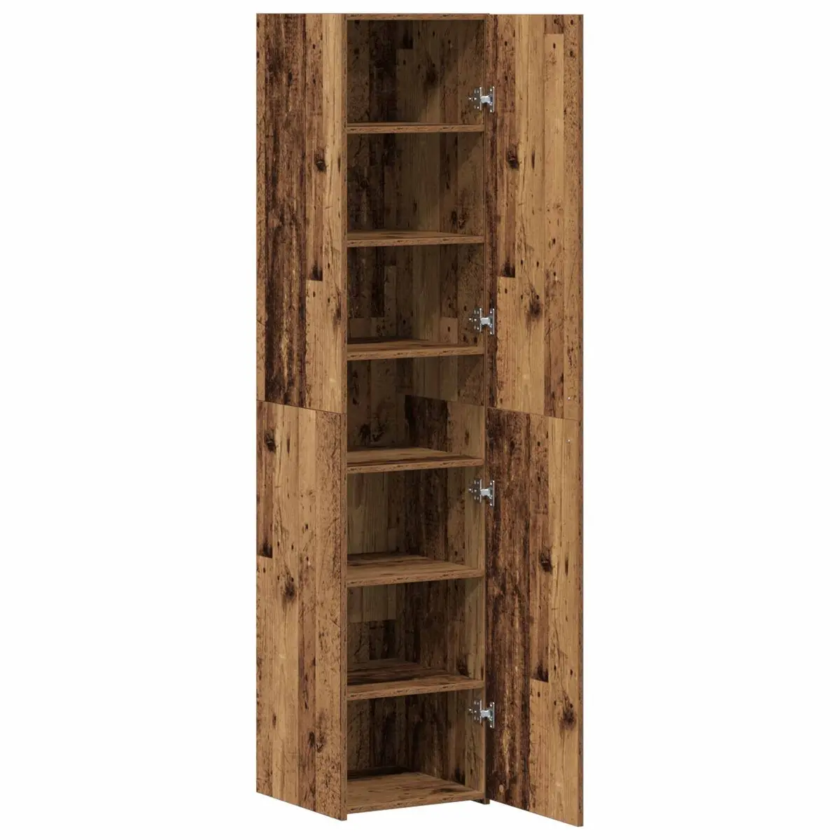 Highboard Old Wood Sideboard Buffet Cabinet Tall Storage Cupboard 185cm
