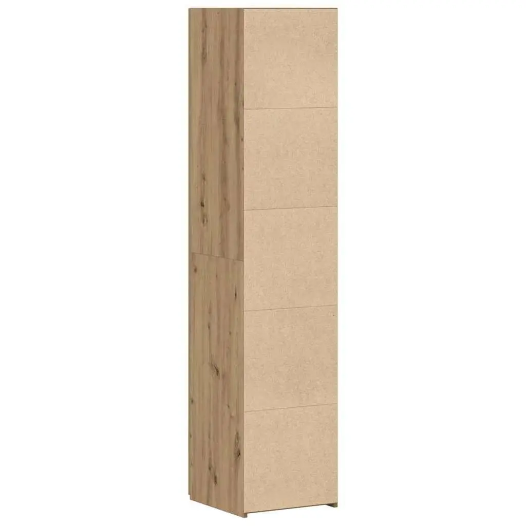 Highboard Engineered Wood Brown Cabinet 40 x 42.5 x 185 cm Storage Furniture