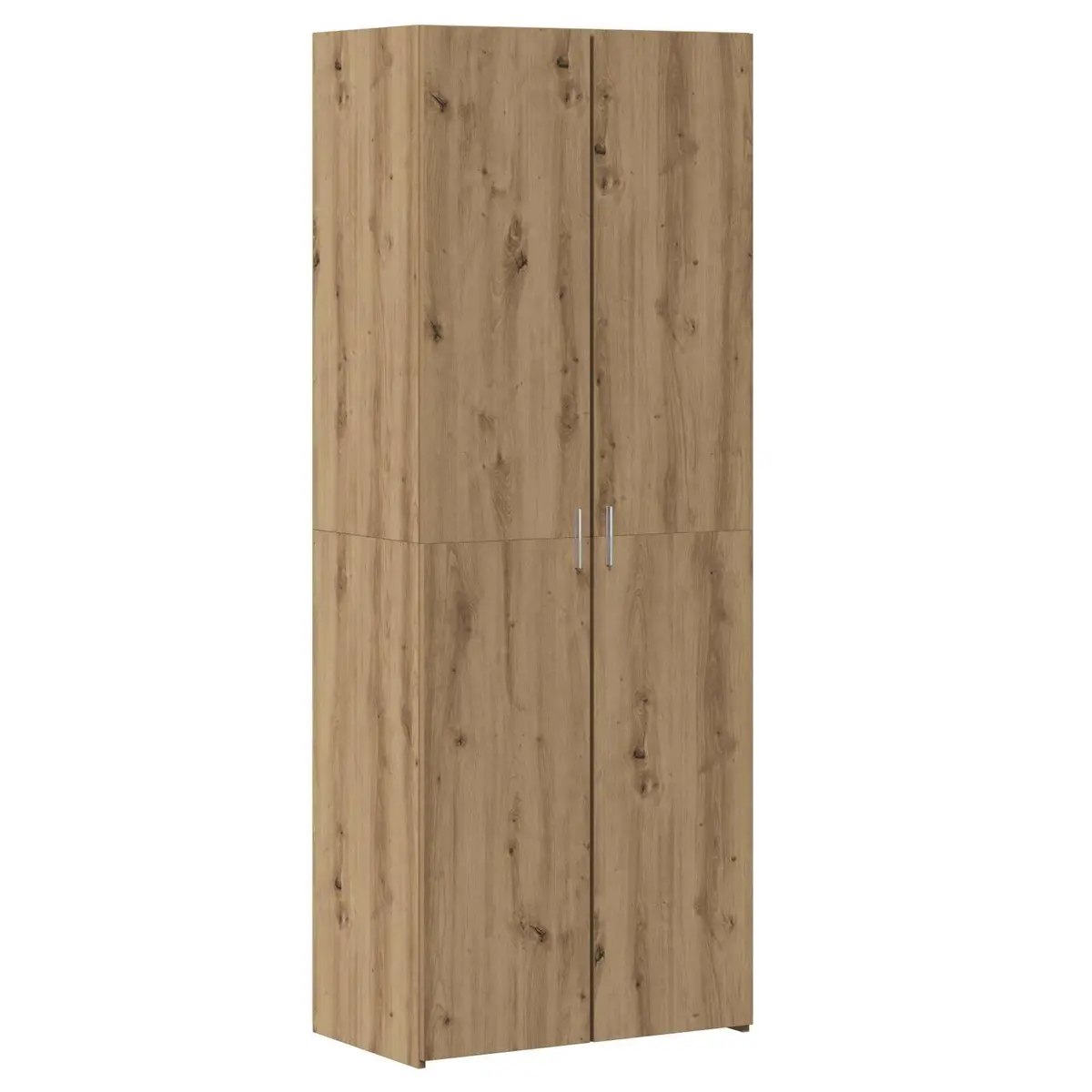 Highboard Buffet Cabinet Sideboard 70 x 42.5 x 185 cm Rustic Oak Dining Storage