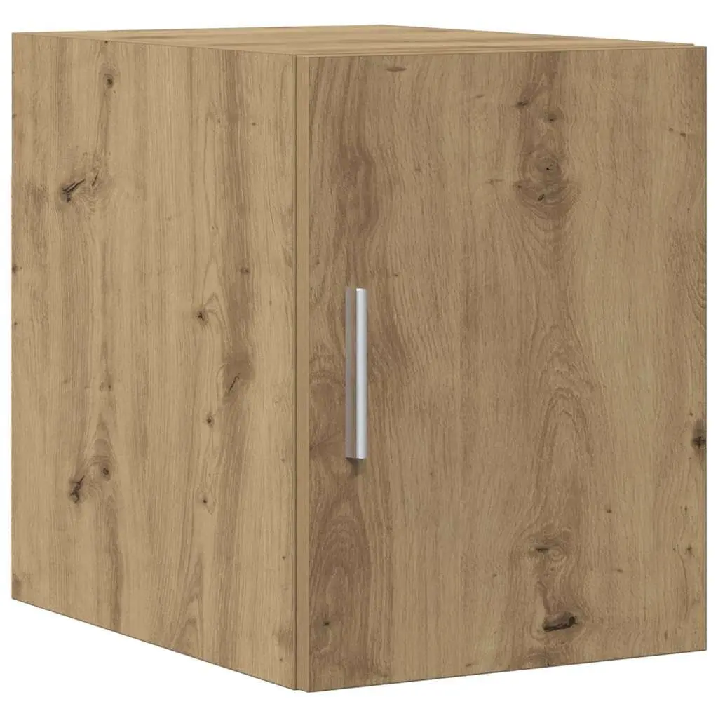 2-Piece Storage Cabinet for Home Use Brown Adjustable Shelves