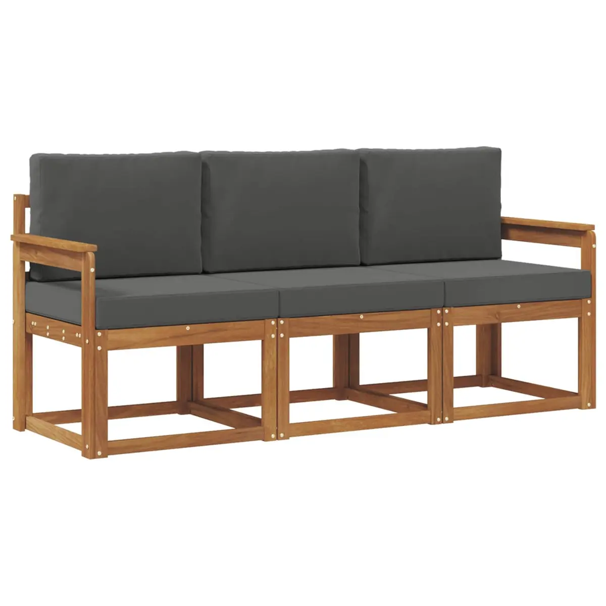 Outdoor Sofa Set Garden Use 3 Piece Acacia Wood
