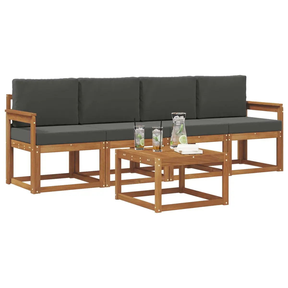 5-Piece Modular Outdoor Sofa Set