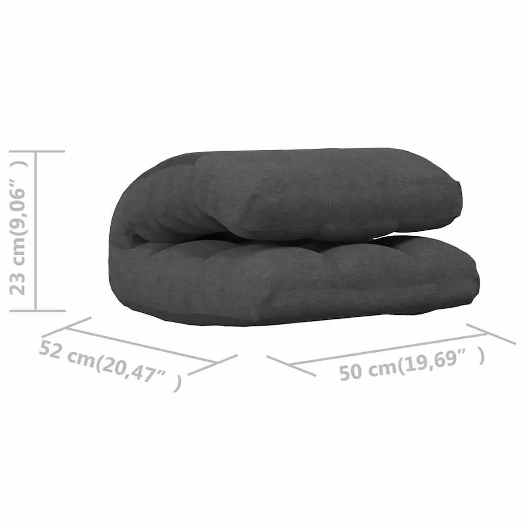 Grey Padded Folding Floor Chair