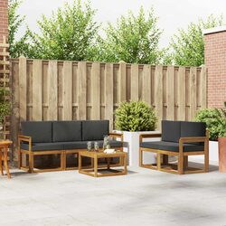 Specifications of 6-Piece Outdoor Sofa Set with Cushions