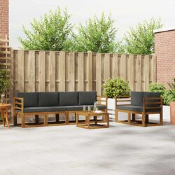 Outdoor Sectional Sofa Set - 7 Pieces with Cushions Included