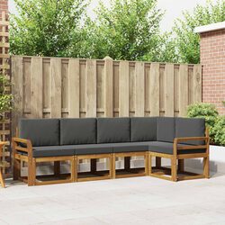 5 Piece Outdoor Sofa Set Specifications: Acacia Wood and More