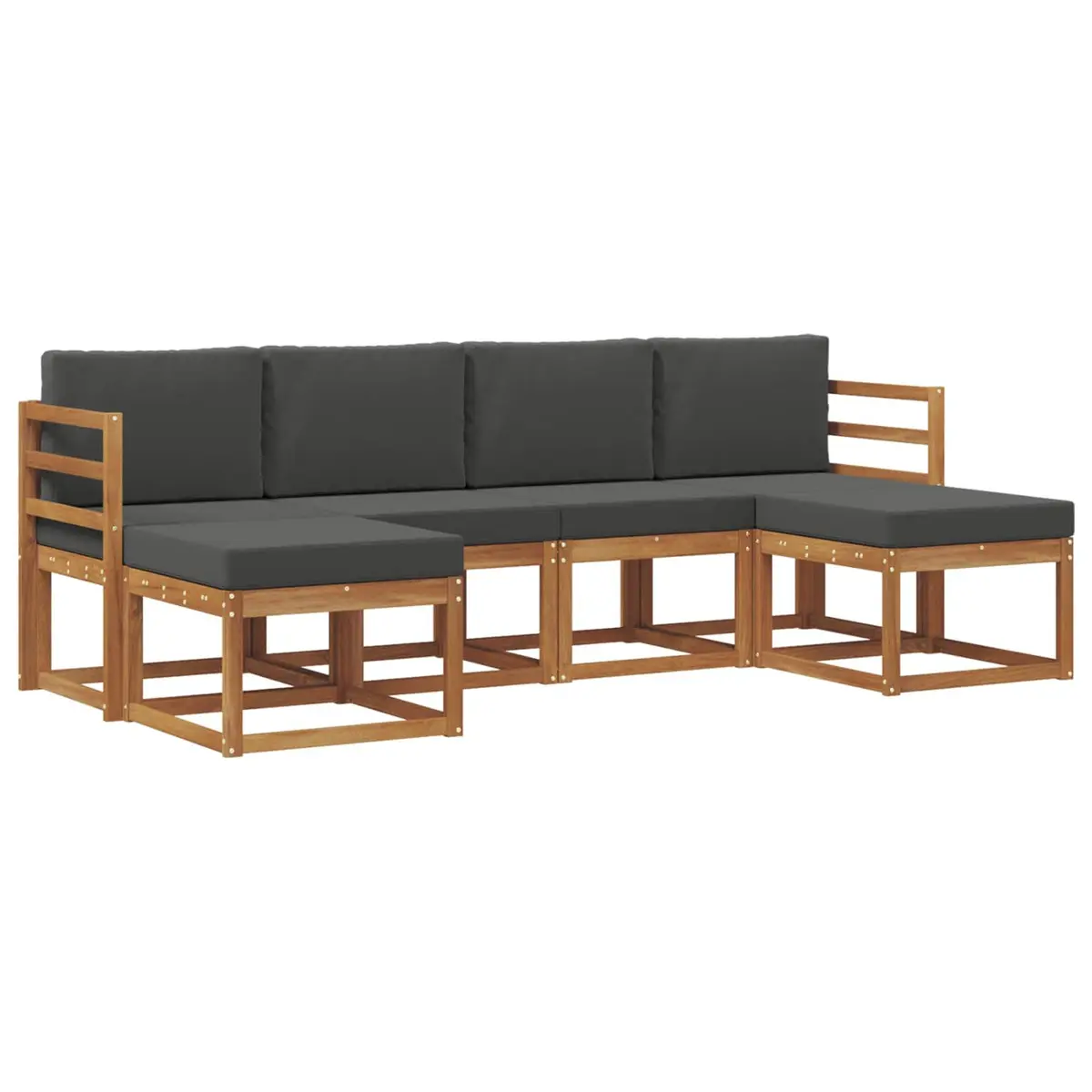 6-Piece Modern Outdoor Sofa Set