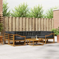 Specifications of 7-Piece Outdoor Sofa Set with Cushions