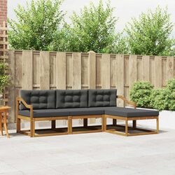 Specifications of 4-Piece Outdoor Sectional Sofa Set