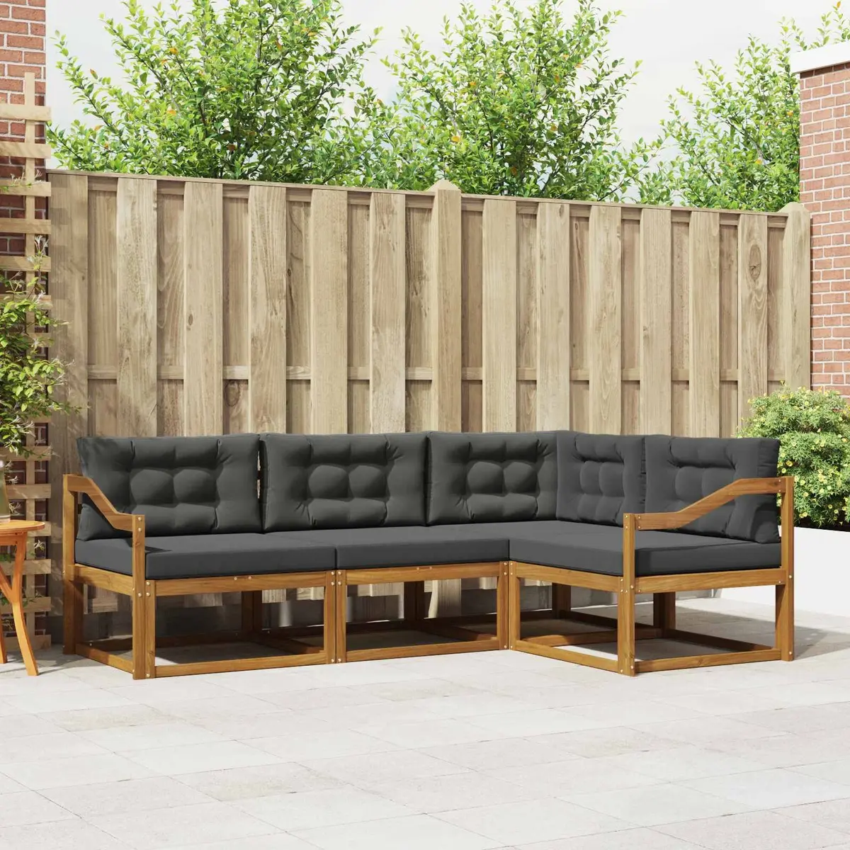 4-Piece Outdoor Sectional Sofa Set