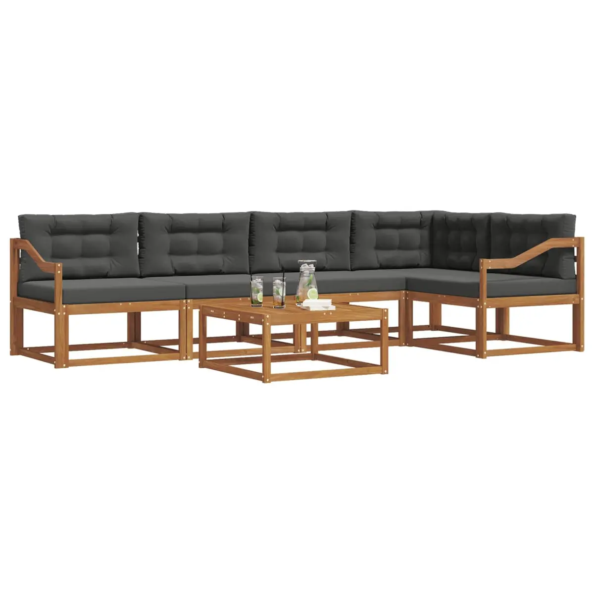 6-Piece Outdoor Sectional Sofa Set