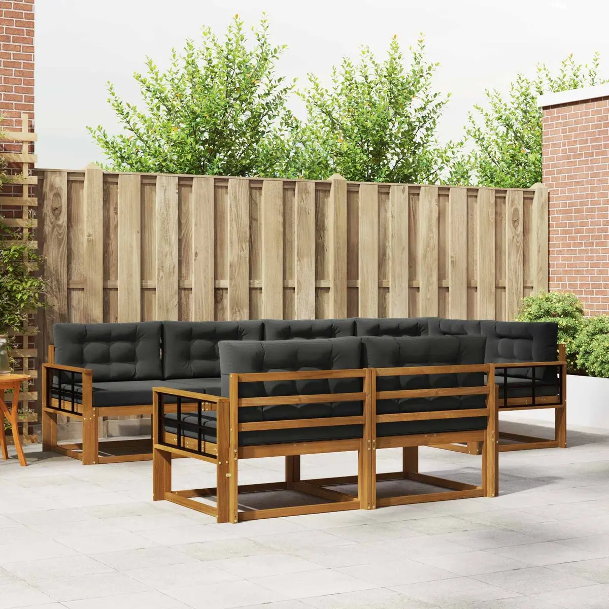 7-Piece Modular Outdoor Sectional Sofa Set