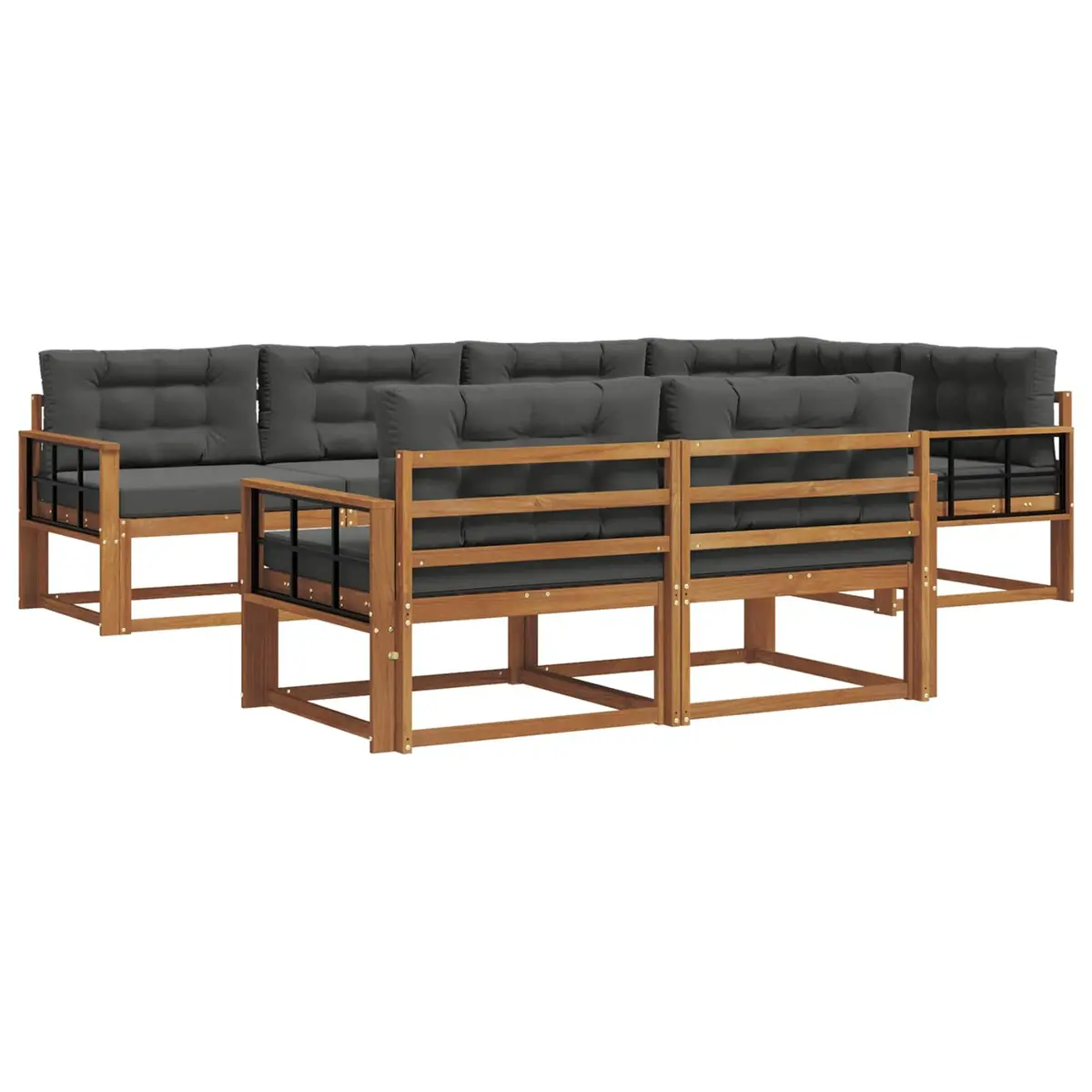 7-Piece Modular Outdoor Sectional Sofa Set