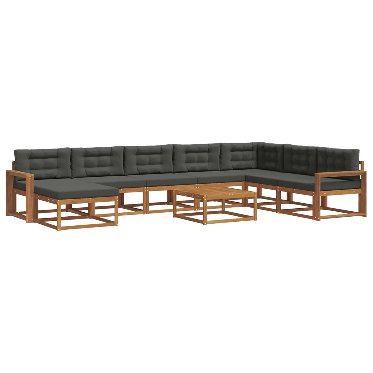 9-Piece Outdoor Sectional Sofa Set