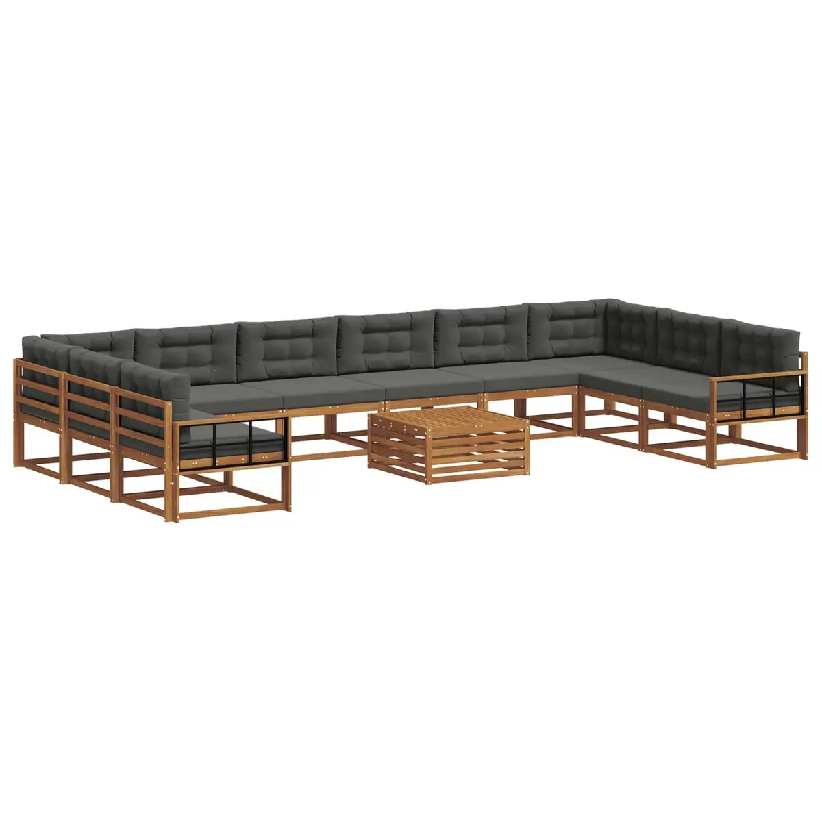 11-Piece Outdoor Sectional Sofa Set