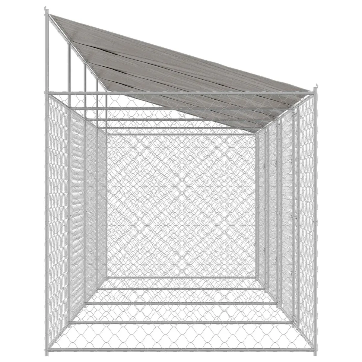 Dog Cage with Roof for Large Breeds