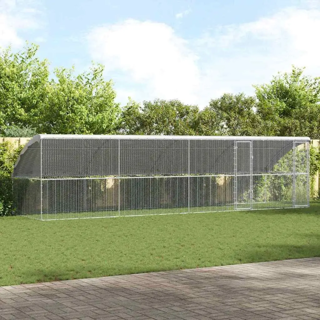 Galvanised Steel Chicken Cage