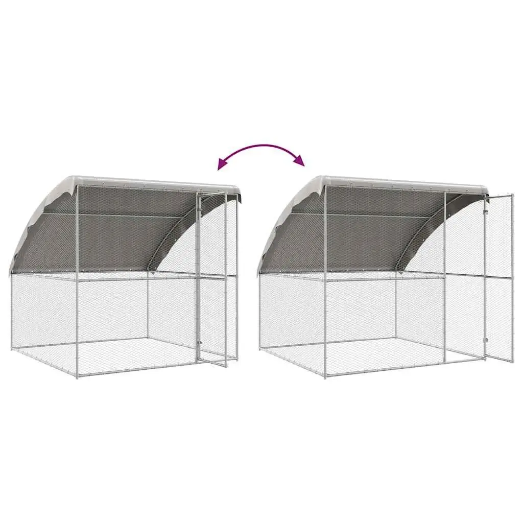Galvanised Steel Chicken Cage