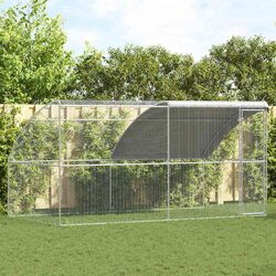 Chicken Cage 2 pcs Outdoor Dimensions 400 x 200 x 200 cm
