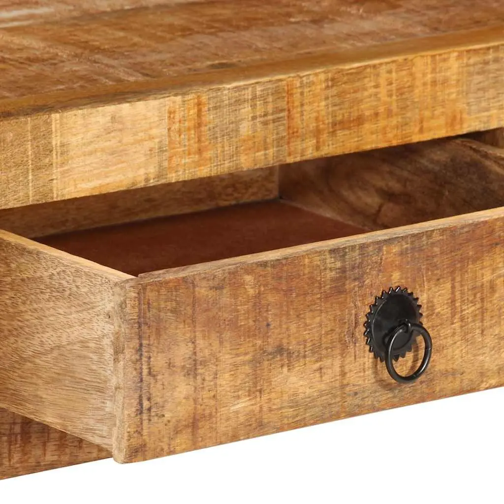 TV Cabinet Living Room 110x30x40cm Brown Wooden Storage Drawers Shelf Unit