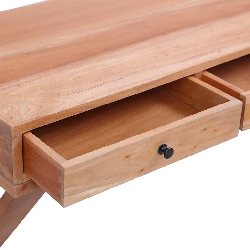 Solid Mahogany Wood Computer Desk
