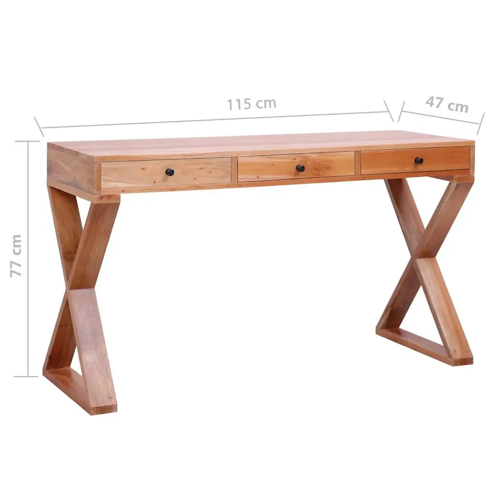 Solid Mahogany Wood Computer Desk