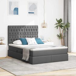 Storage Bed Dimensions 137 x 190 cm with Hydraulic Lift
