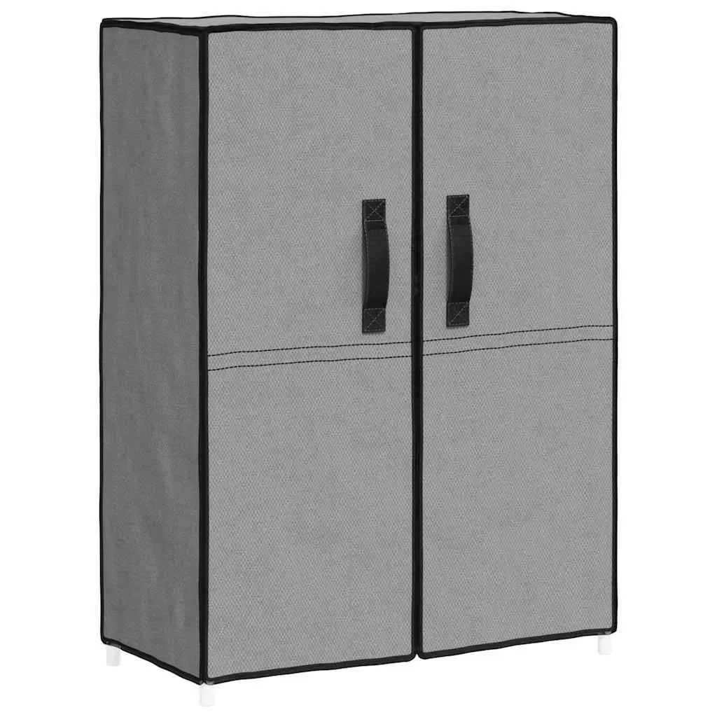 Shoe Cabinet 5-Tier Grey Fabric Storage Organiser Rack Shelves