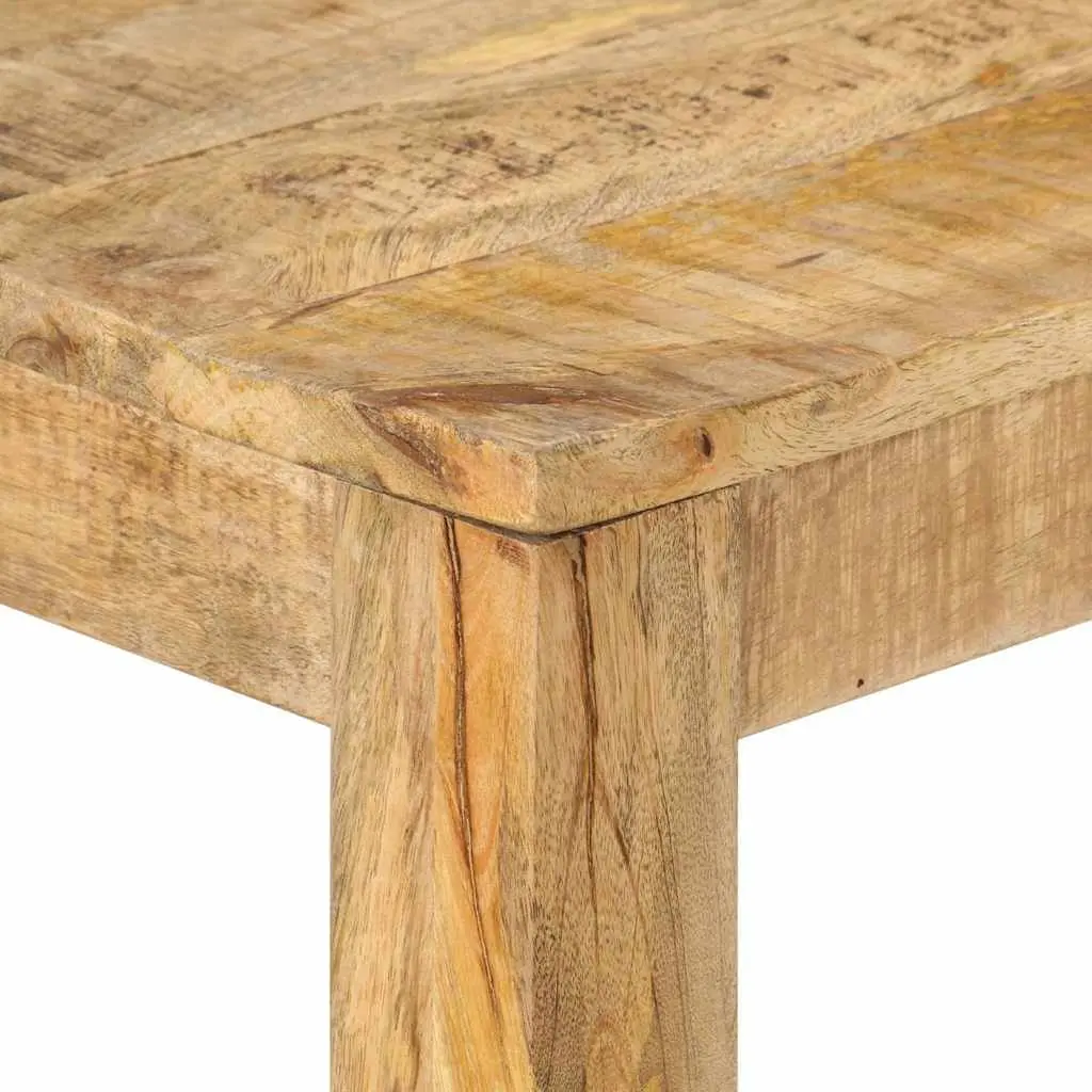 Console Table 110x35x76cm Rough Mango Wood End Table Accent Furniture Brown