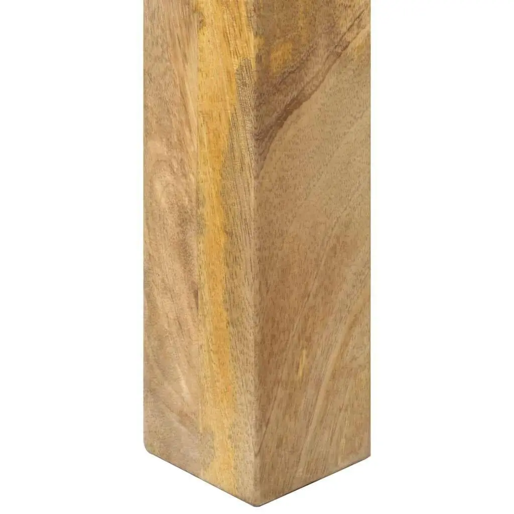 Console Table 110x35x76cm Rough Mango Wood End Table Accent Furniture Brown