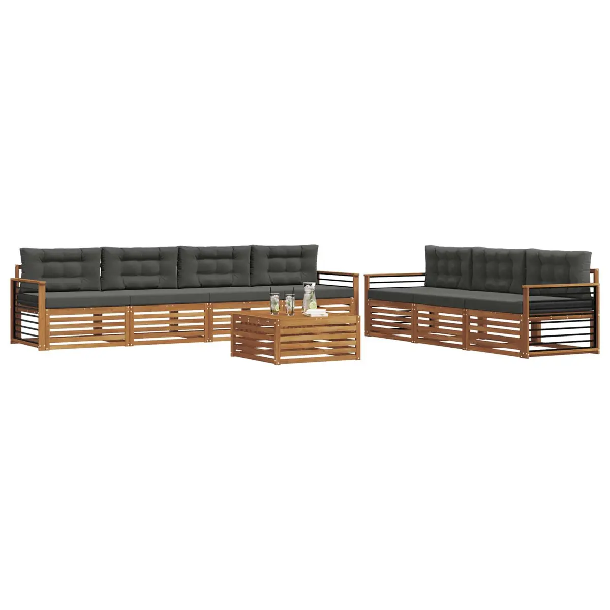 8-Piece Modular Outdoor Sofa Set