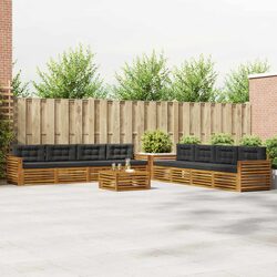 Specifications for 9-Piece Outdoor Sofa Set in Anthracite