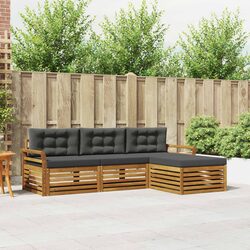 Outdoor Sofa Set - Dimensions 254x162.5x73 cm, Acacia