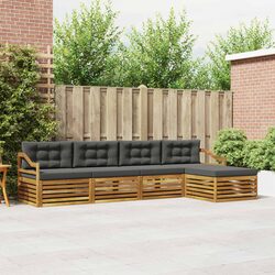 Specifications of the 5-Piece Outdoor Acacia Sofa Set