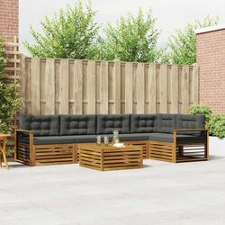 Specifications of 6-Piece Outdoor Modular Sofa Set